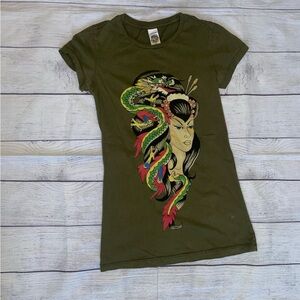 Ed Hardy Olive Green Tee